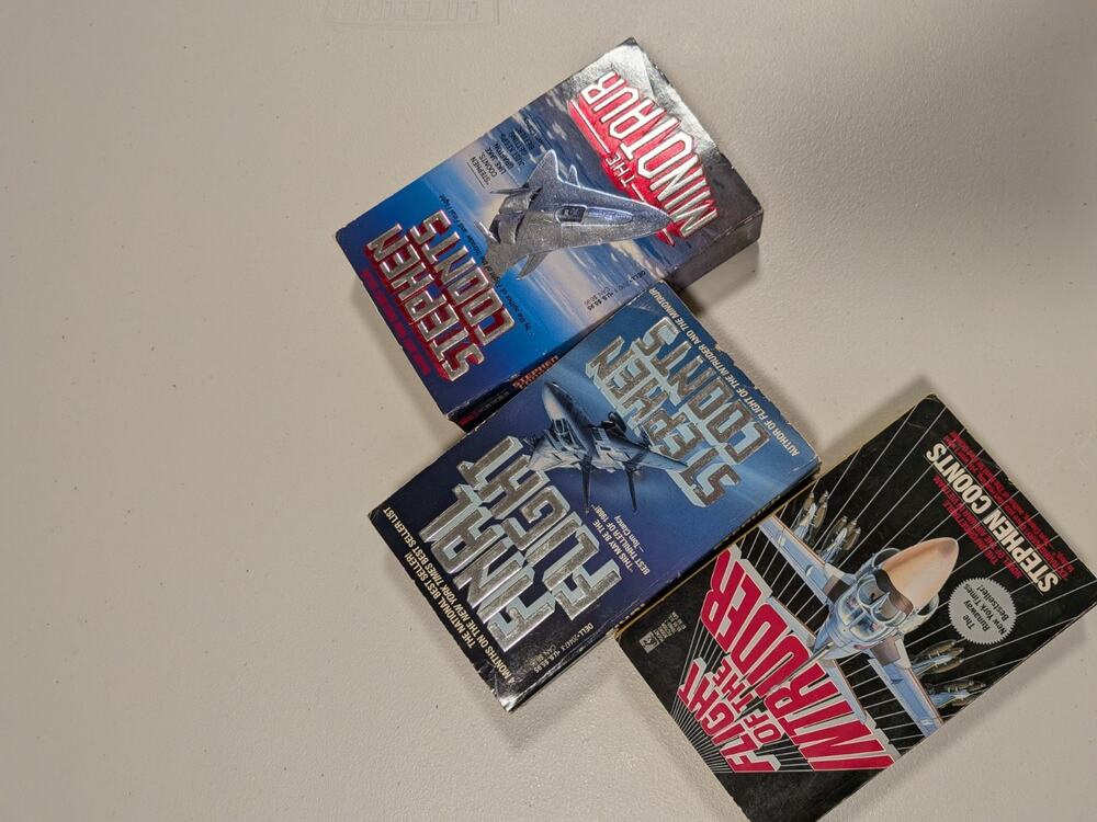 Stephen Coonts 3 Book Lot Flight of the Intruder Final Flight The Minotaur Paper
